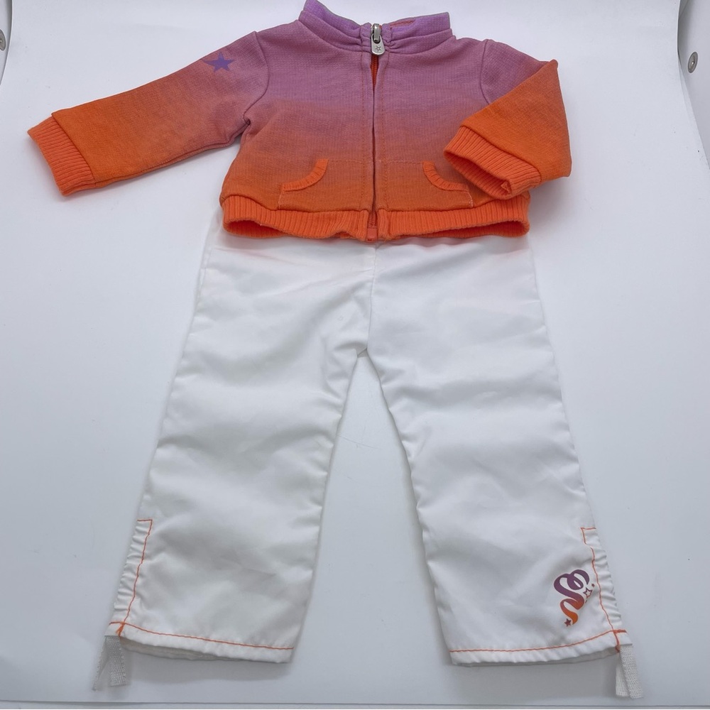 American Girl Doll McKenna’s Warm Up Outfit Set Zip Up & Pants Only
